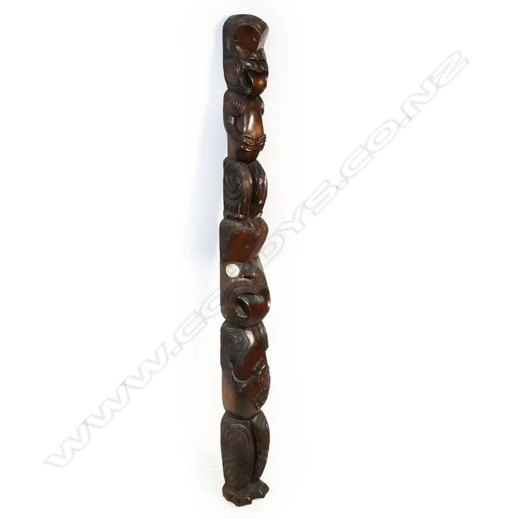 Rangi Redman (1924-) carved tekoteko c.1960s-1970's, Image 1++